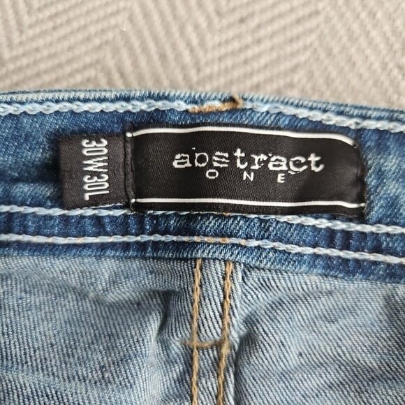 Abstract One Men’s Jeans Size 30x30 Blue Medium Wash Straight Stretch RN# 154176 - Picture 16 of 16